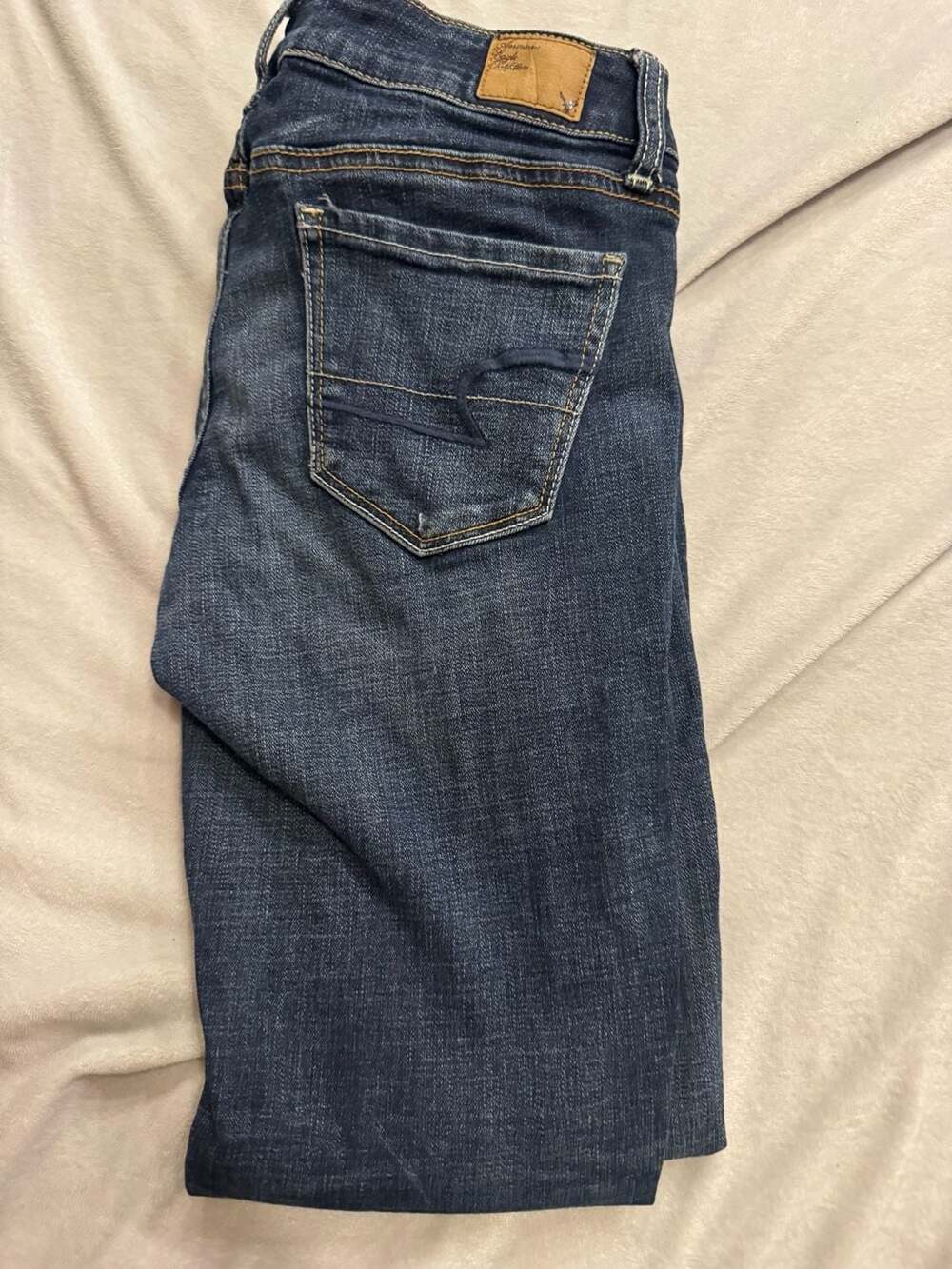 American Eagle Stretch Dark Wash Skinny Jeans